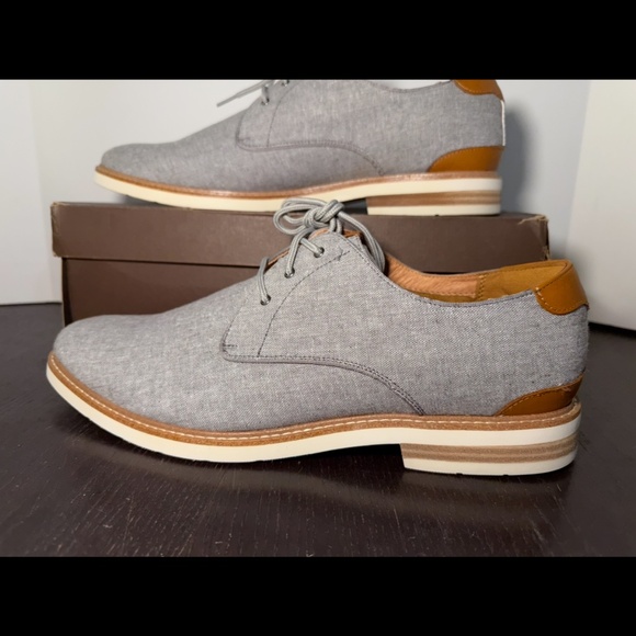 Florsheim Highland Canvas Plain Toe Oxford Grey Canvas/White Sole Mens 13M main image 15